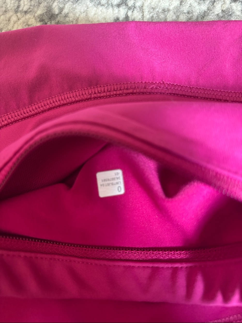 Lululemon Athletica 0 Women's Athletic Shorts in Bright Pink High waisted - Picture 3 of 9